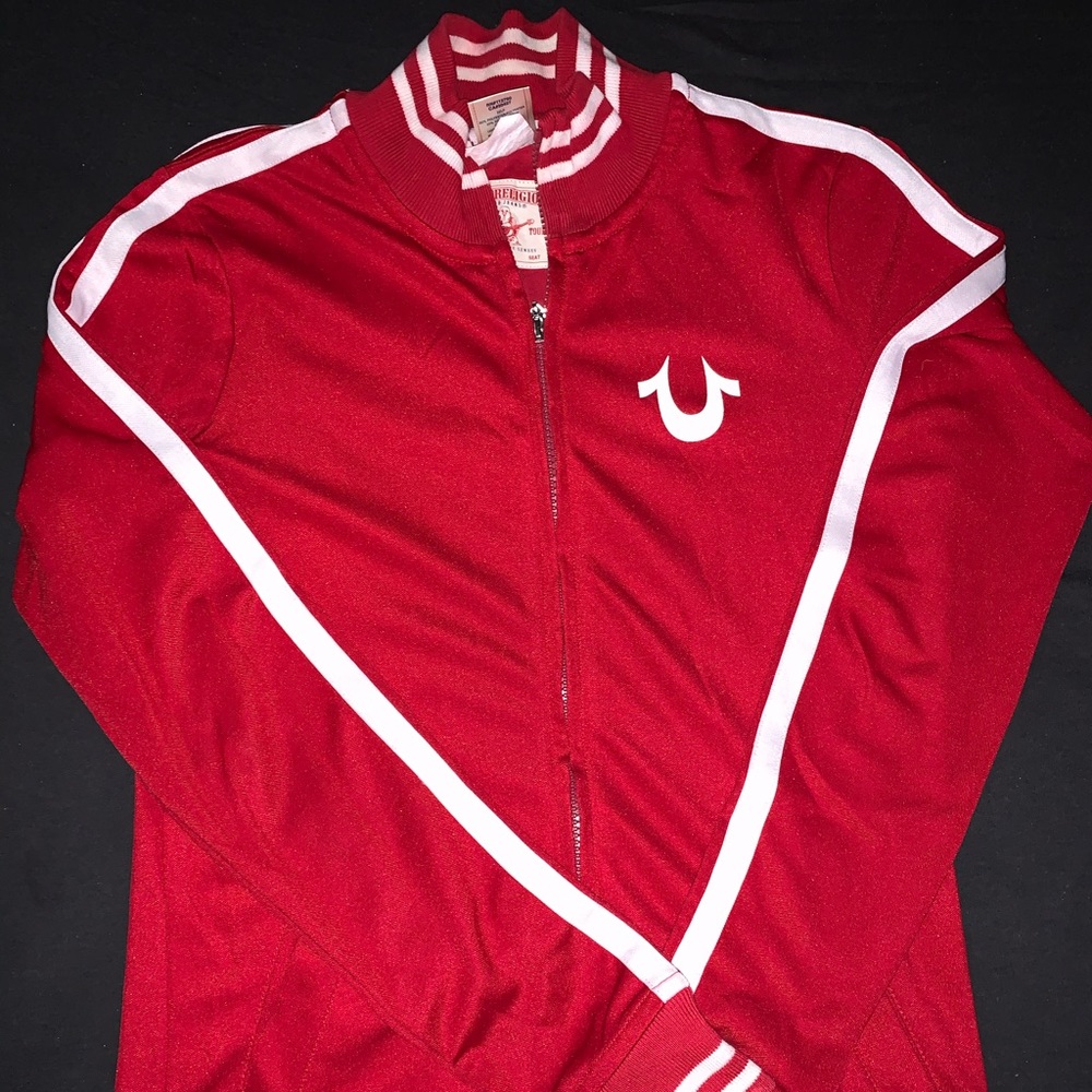True religion sweater jacket